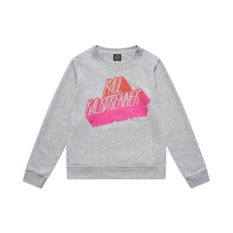 PK Vintage Print Sweater Grey Girl