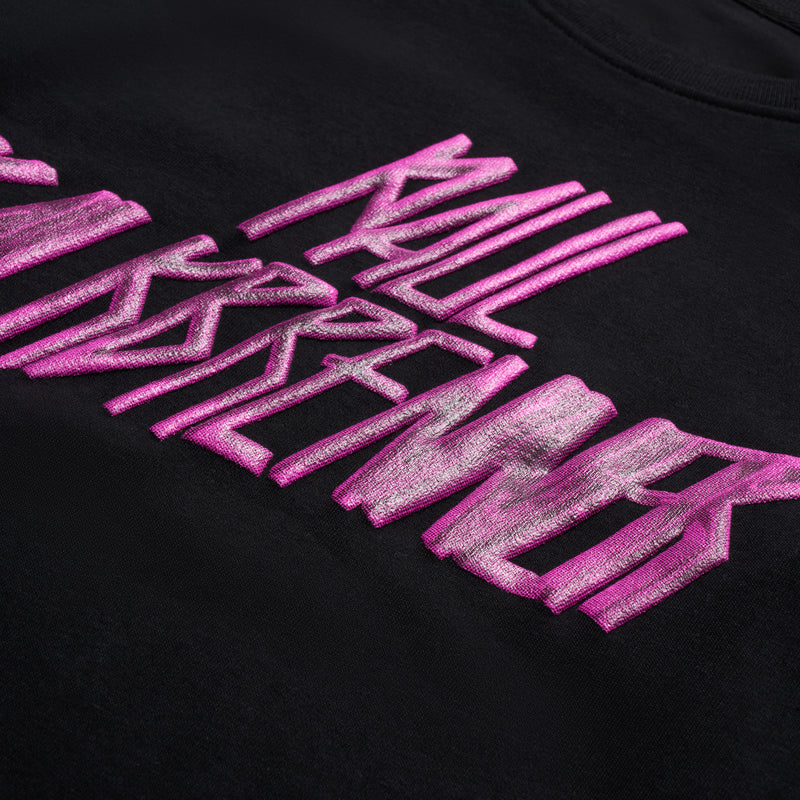 PK Pink Cursive Sweater Black Girl