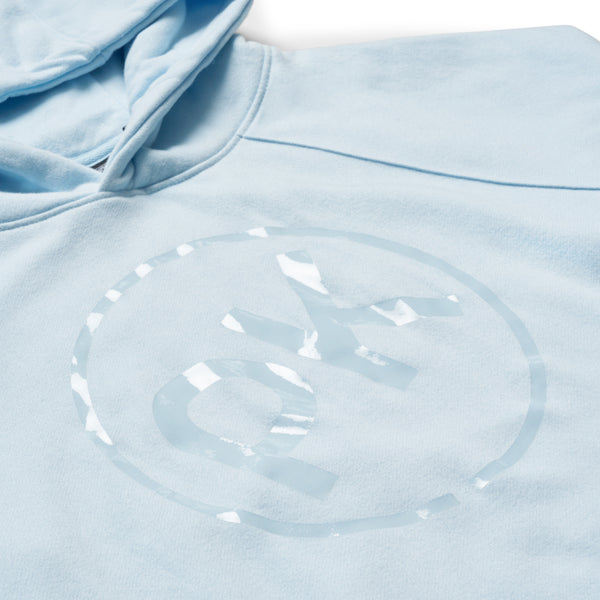 PK Round Glossy Hoodie Baby blue Girl