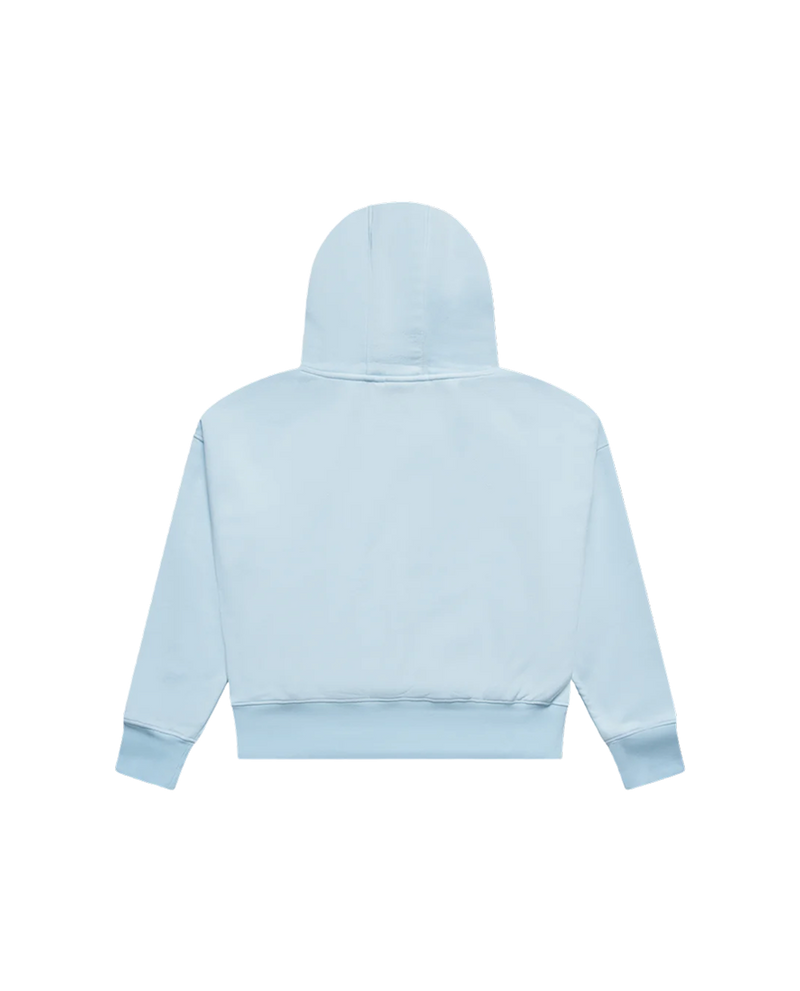 PK Round Glossy Hoodie Baby blue Girl