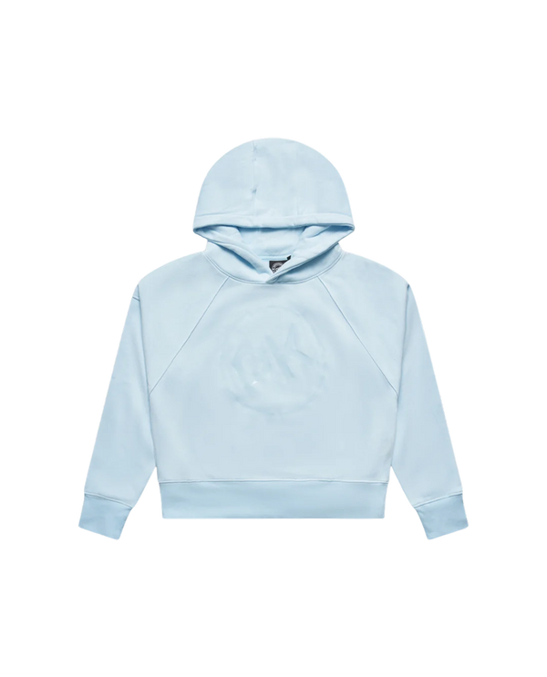 PK Round Glossy Hoodie Baby blue Girl