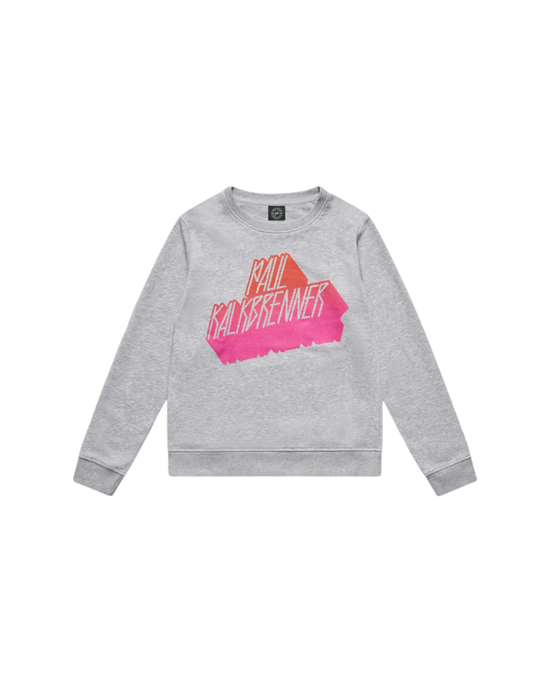PK Vintage Print Sweater Grey Girl
